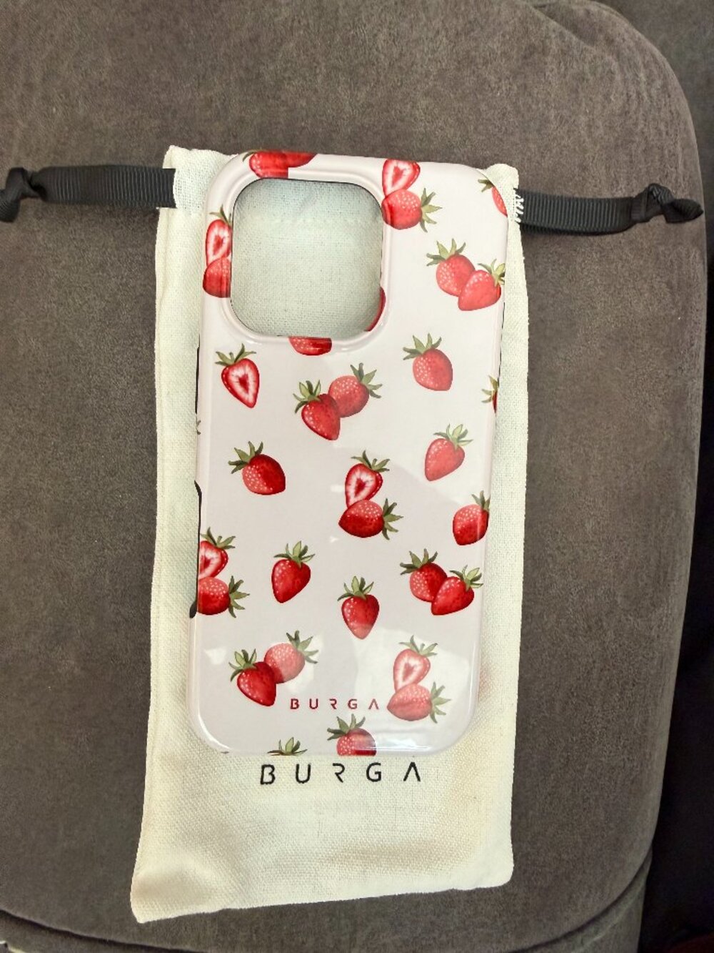BURGA iPhone 16 Pro phone case and magnetic ring holder